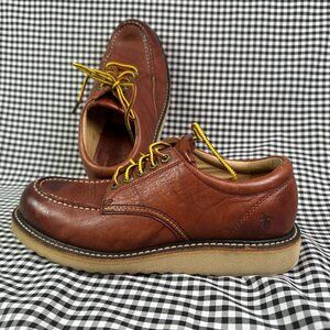 Frye Leather Moc Toe Boat Shoe Men's Size 7 - Summer / Work / Thick Stitch